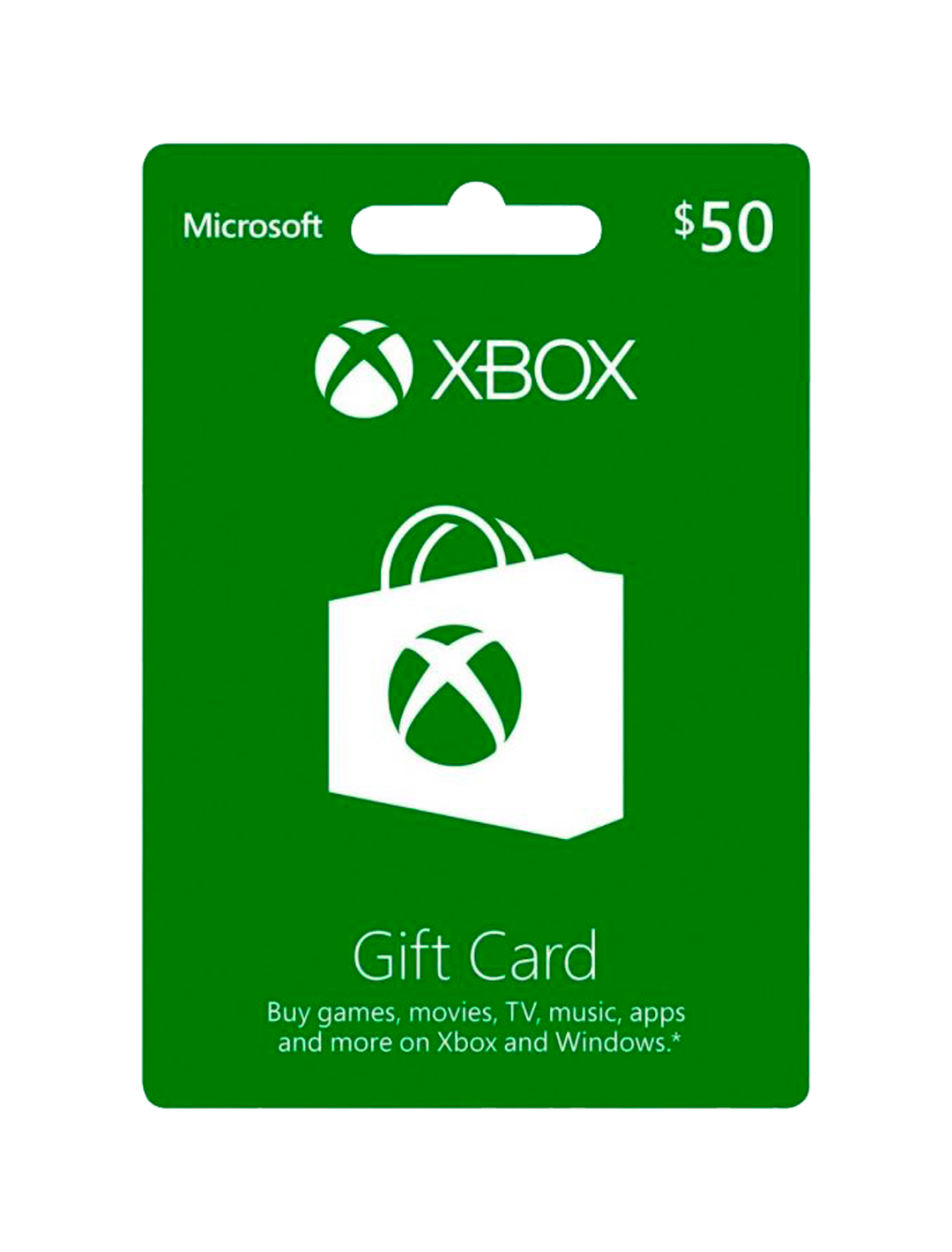 Tarjeta de regalo Xbox $50
