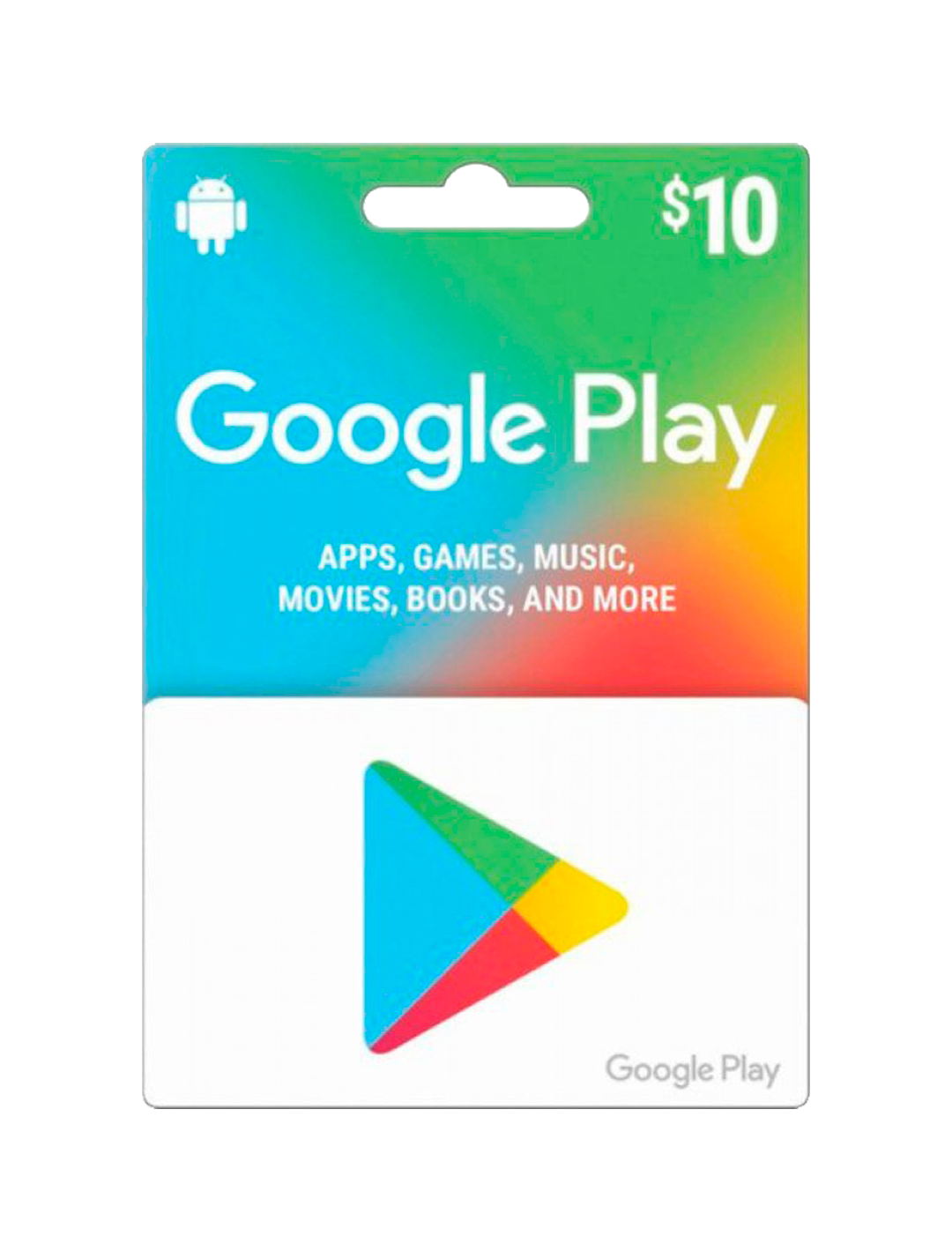 Tarjeta de Regalo Google Play $10