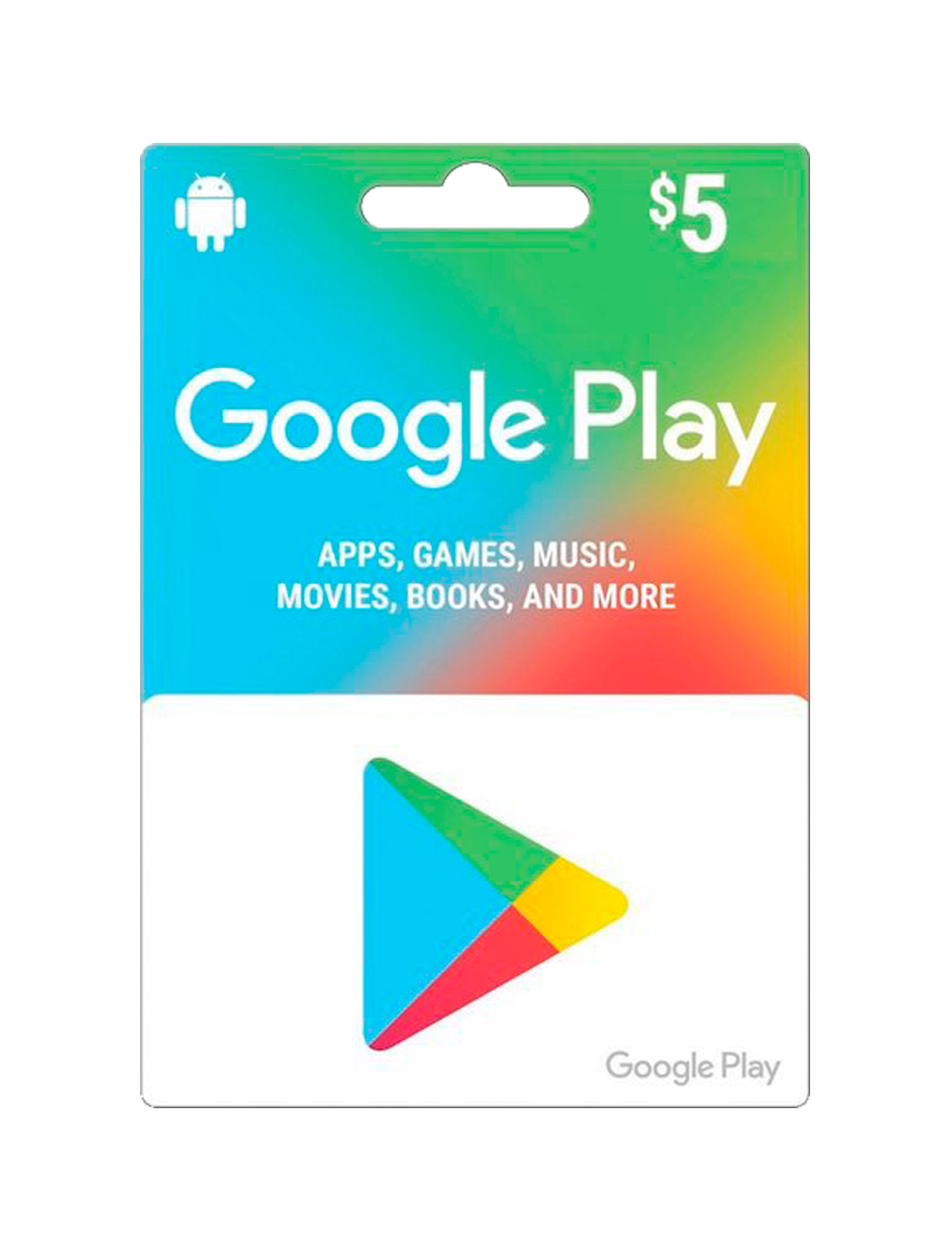 Tarjeta de Regalo Google Play $5