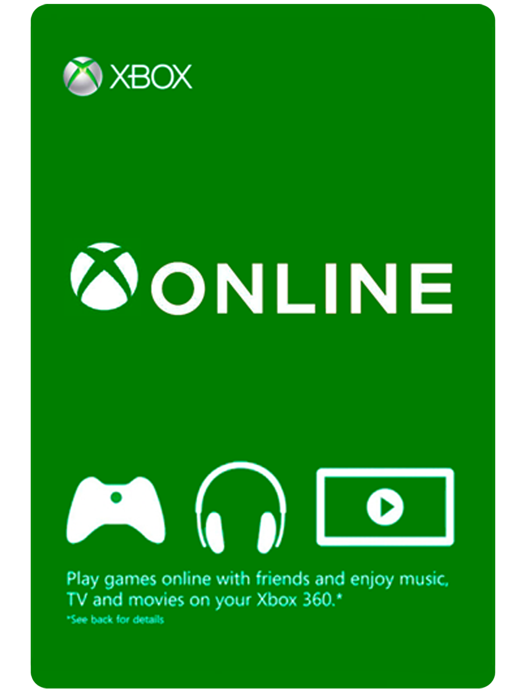 Tarjeta de Regalo XBOX en Linea